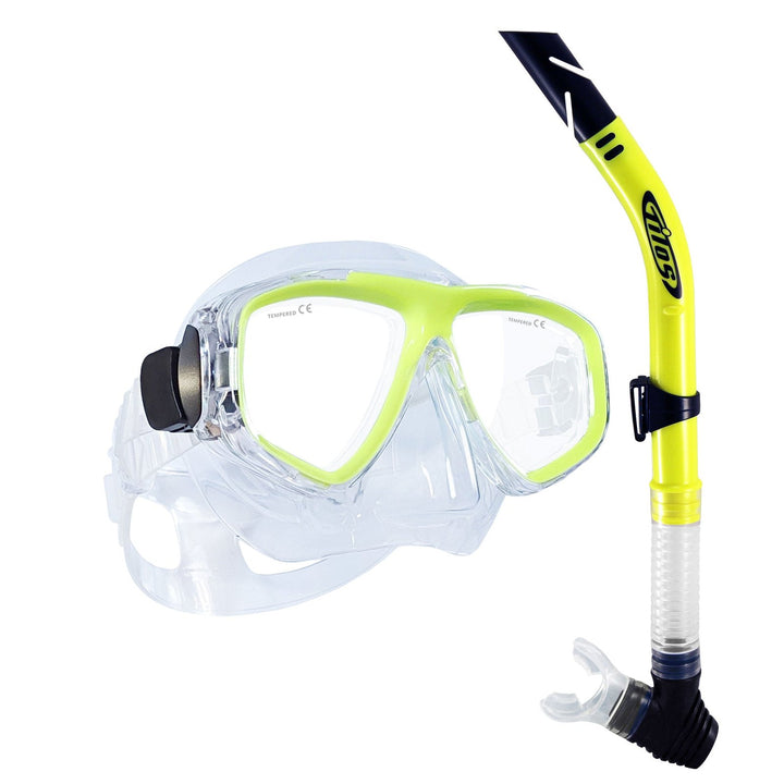 Fantasia Snorkel Mask Combo Set - Best for Various Faces