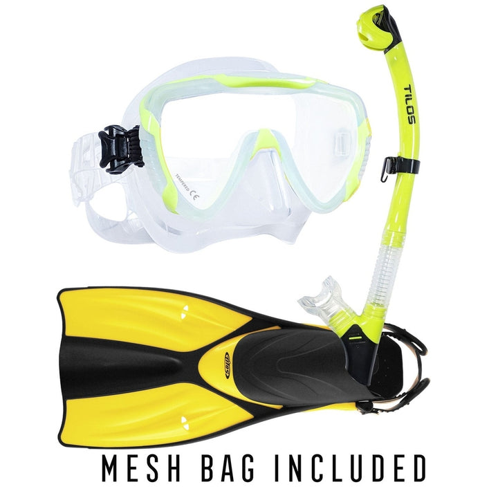 Morphi Mask and Orion Dry Snorkel Package for Snorkeling