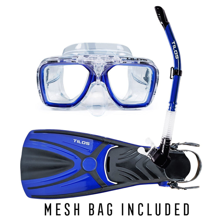 Snorkel Fins Package with Universal Plus Mask