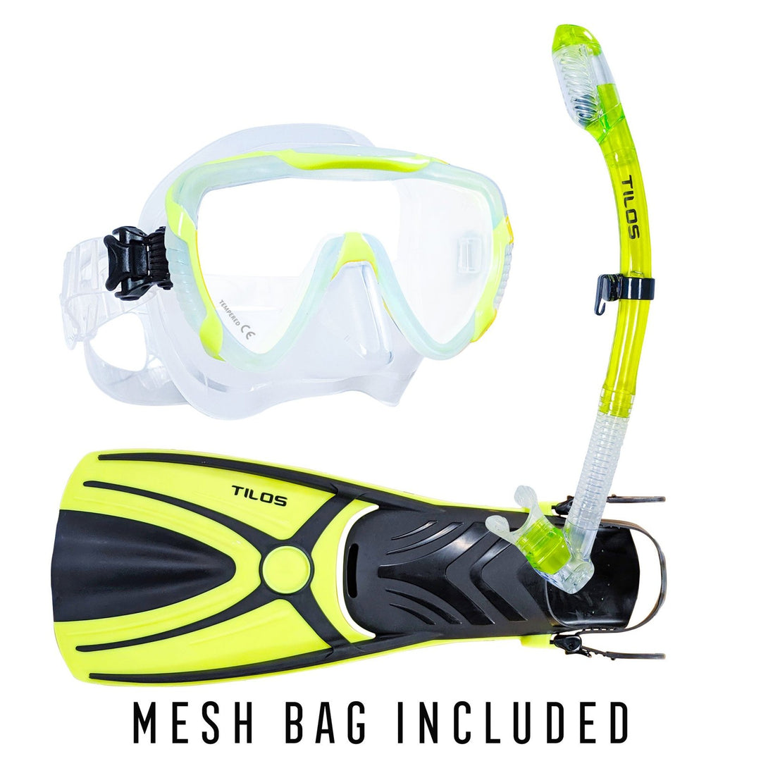 Morphi Mask and Snorkel Fins Combo Package