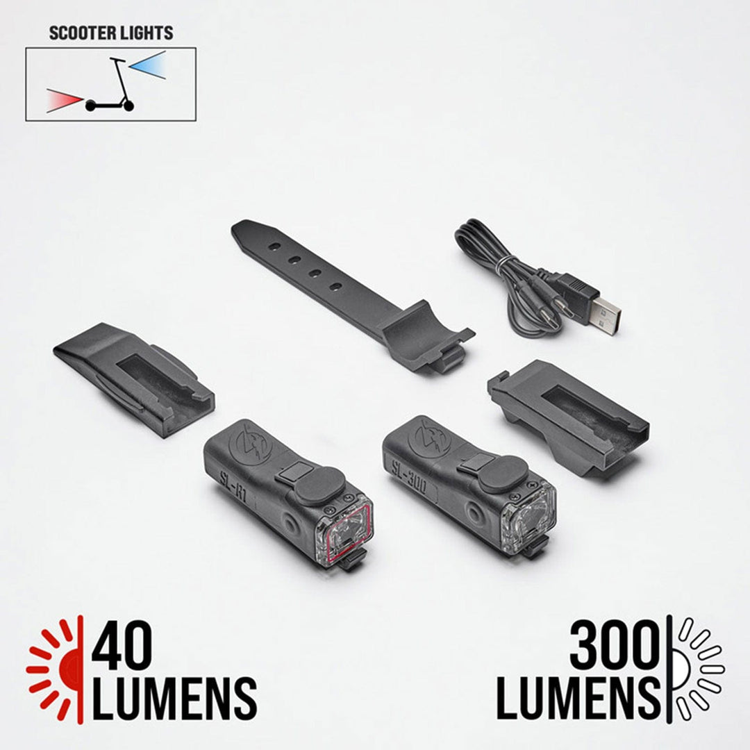 ShredLights SL-300/R1 Scooter Combo Pack