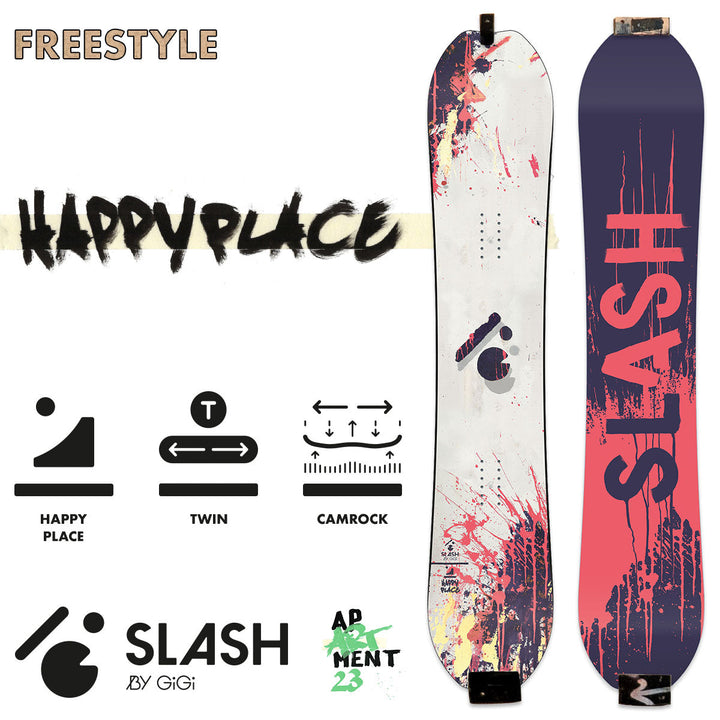 Happy Place Snowboard by GiGi - Slash Collection
