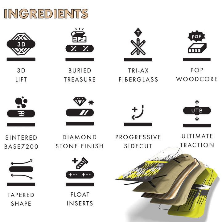 Slash by GiGi - Vertical Snowboard for Powder and Piste