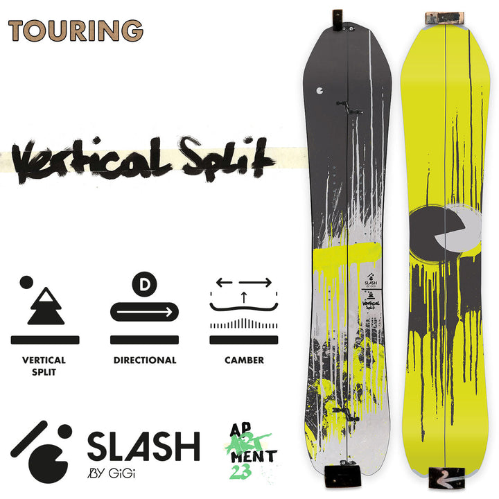 Slash by GiGi - Vertical Split Snowboard for Performance