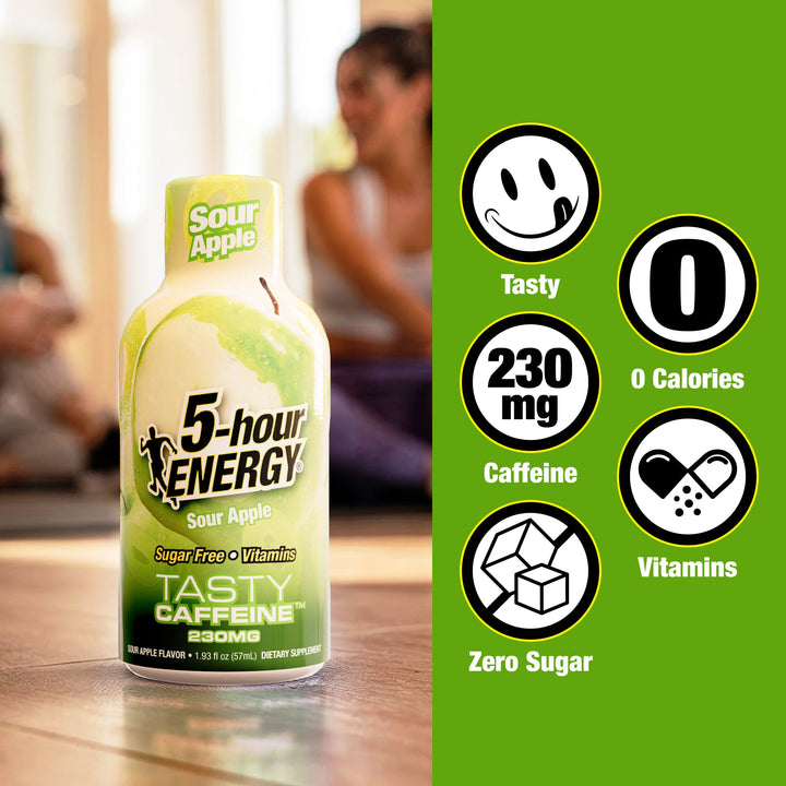 5-hour Energy Sour Apple Flavor Extra Strength 5-hour ENERGY Shots