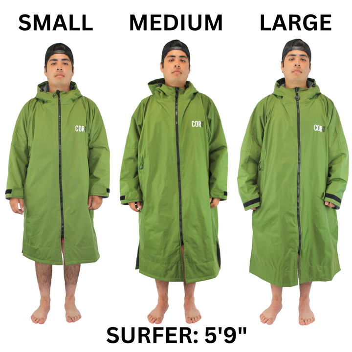 COR Surf Waterproof Swim Parka COR Green