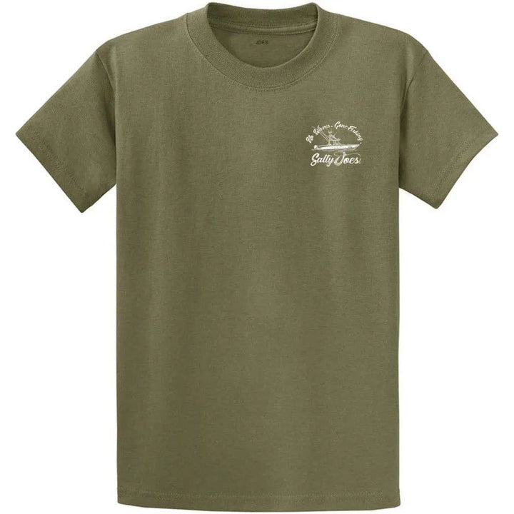 Salty Joe's Fishing Boat Heavyweight Cotton Tee