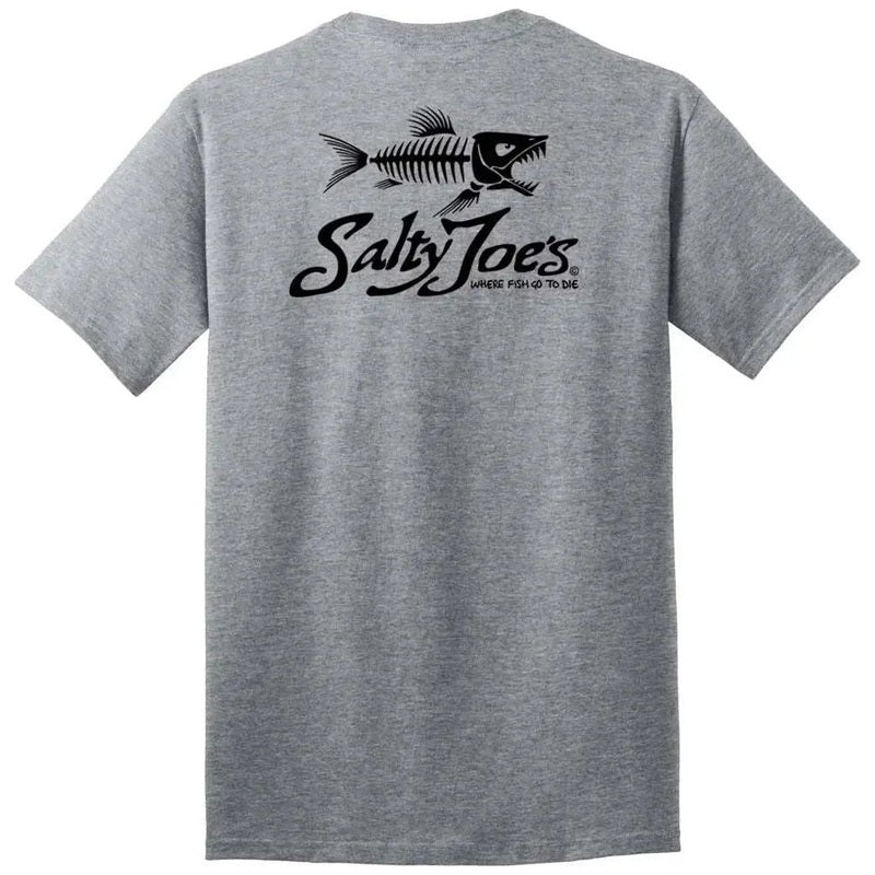 Salty Joe's Skeleton Fish Heavyweight Cotton Tee