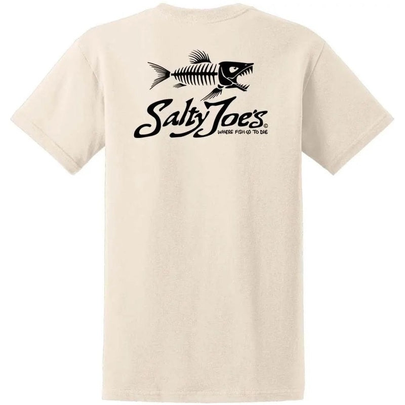 Salty Joe's Skeleton Fish Heavyweight Cotton Tee