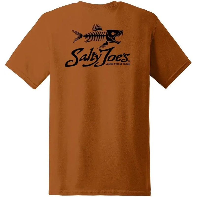 Salty Joe's Skeleton Fish Heavyweight Cotton Tee