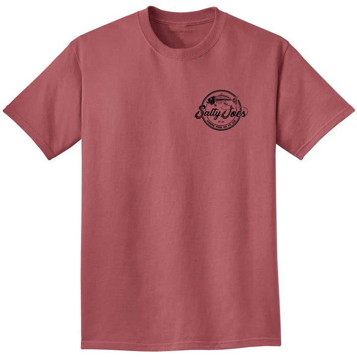 Salty Joe's Skeleton Hook Beach Wash® Garment Dyed Tee