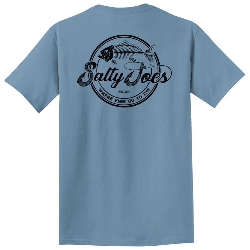 Salty Joe's Skeleton Hook Beach Wash® Garment Dyed Tee