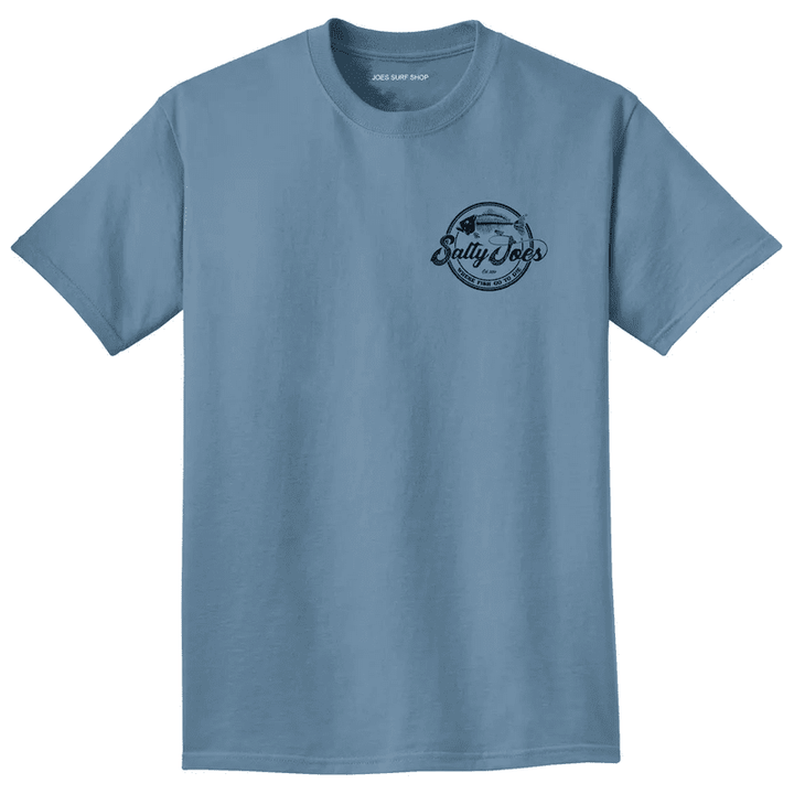 Salty Joe's Skeleton Hook Beach Wash® Garment Dyed Tee