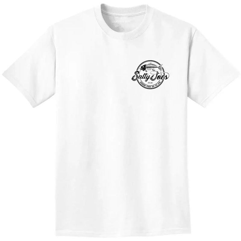 Salty Joe's Skeleton Hook Beach Wash® Garment Dyed Tee