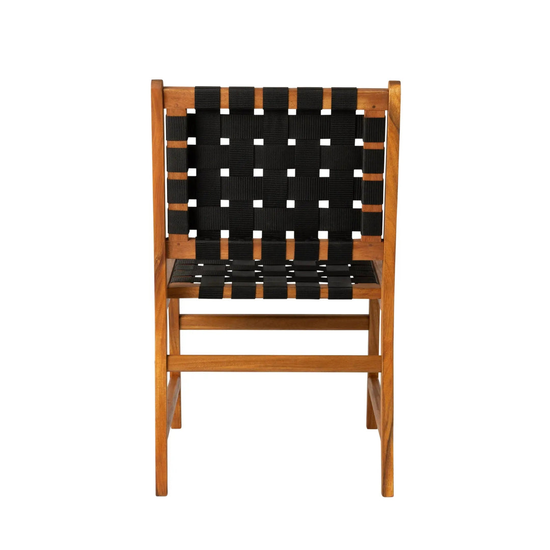 Sava Armless Dining Side Chair for Indoor & Outdoor Use