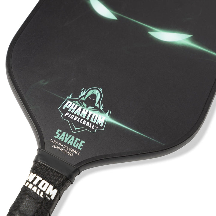 PHANTOM SAVAGE 13MM T800 Carbon Fiber Pickleball Pro Paddle with Cover