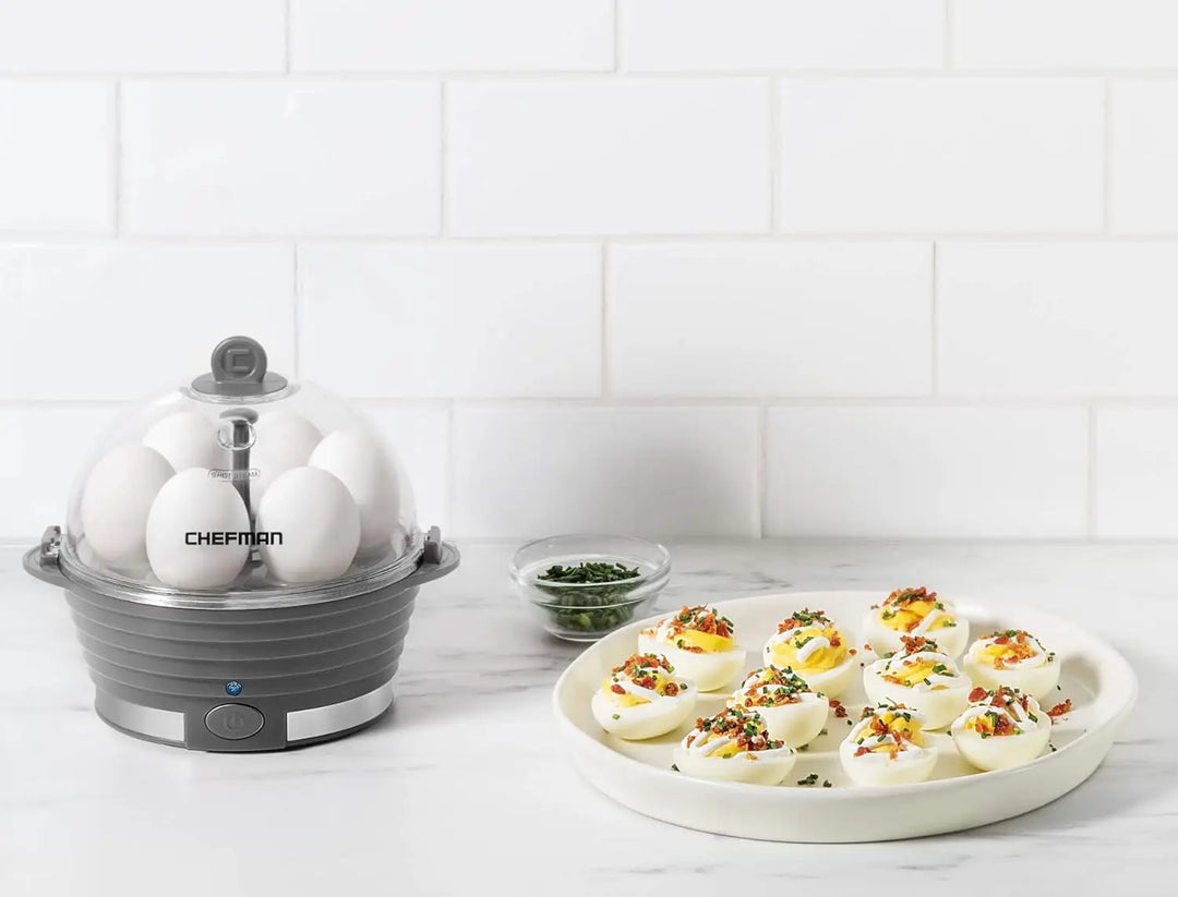 6-Egg Electric Cooker for Perfect Boiling and Steaming