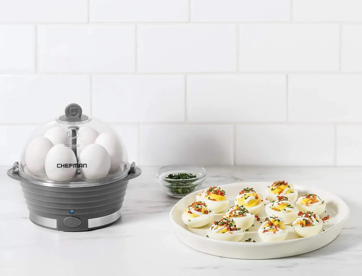 6-Egg Electric Cooker for Perfect Boiling and Steaming