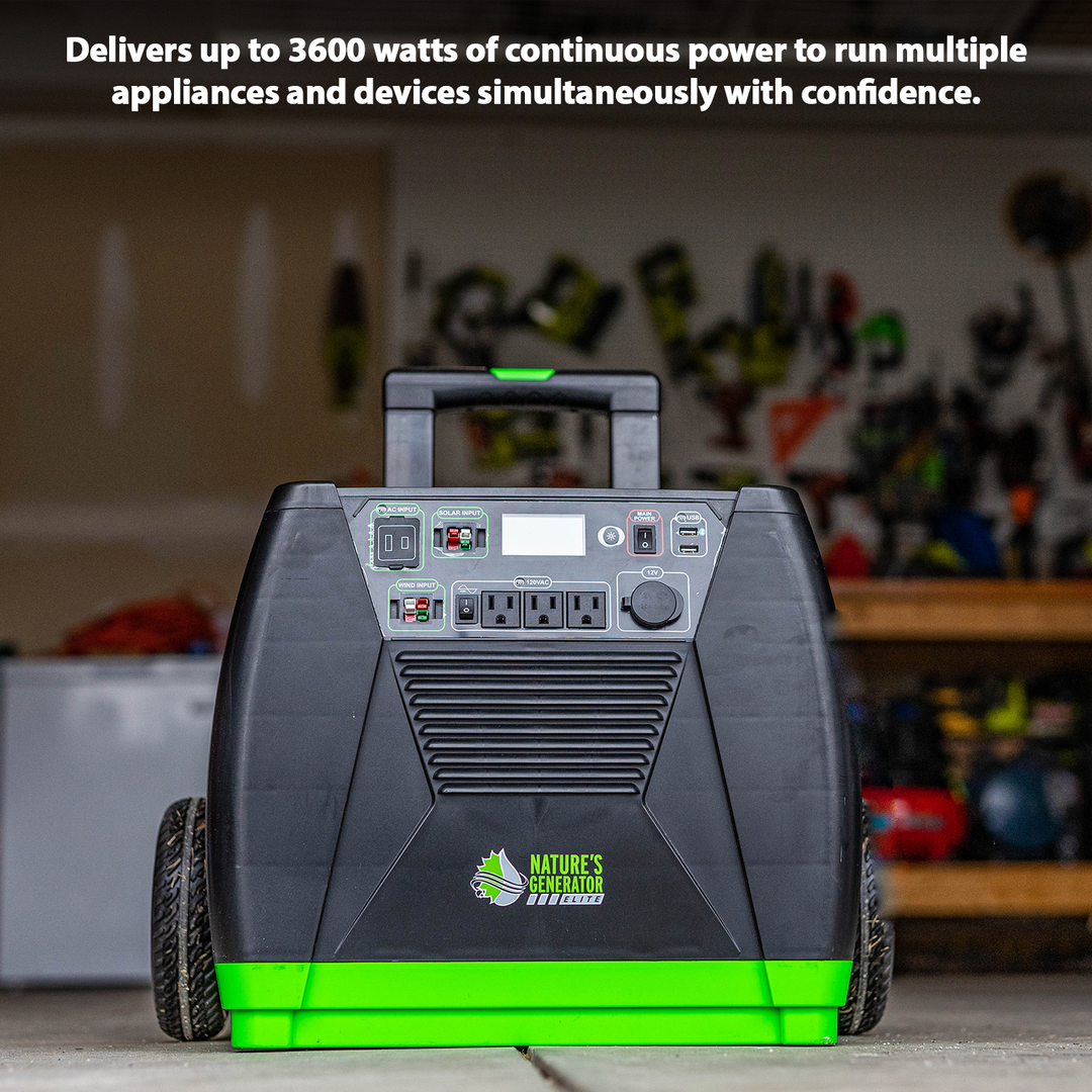 Nature's Generator Elite Power System for Backup Energy