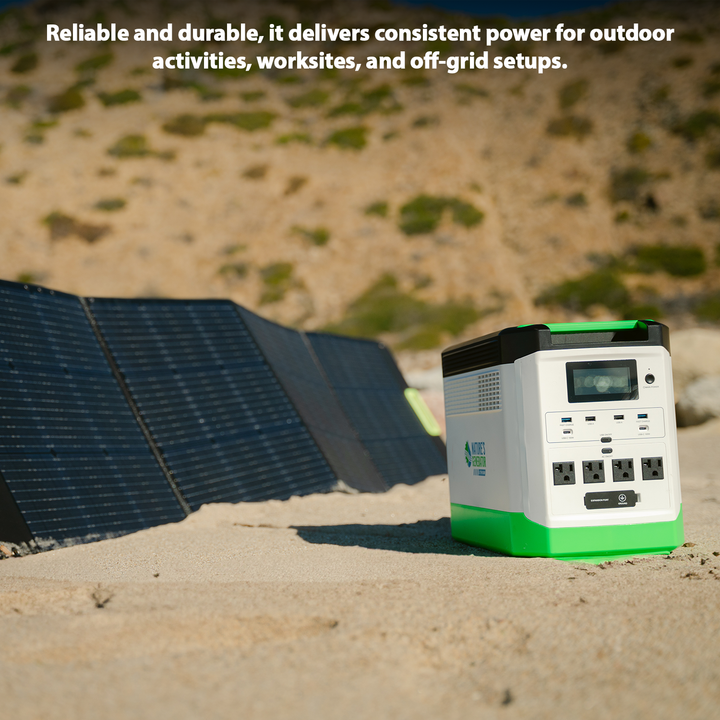 Nature's Generator Lithium Solar Generator Bundle