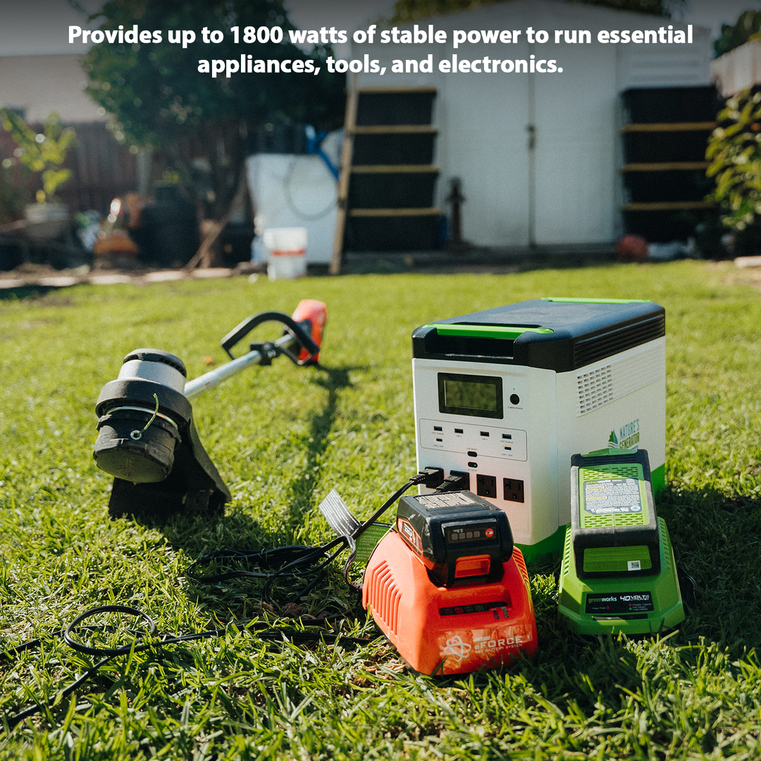 Nature's Generator Lithium Solar Generator Bundle