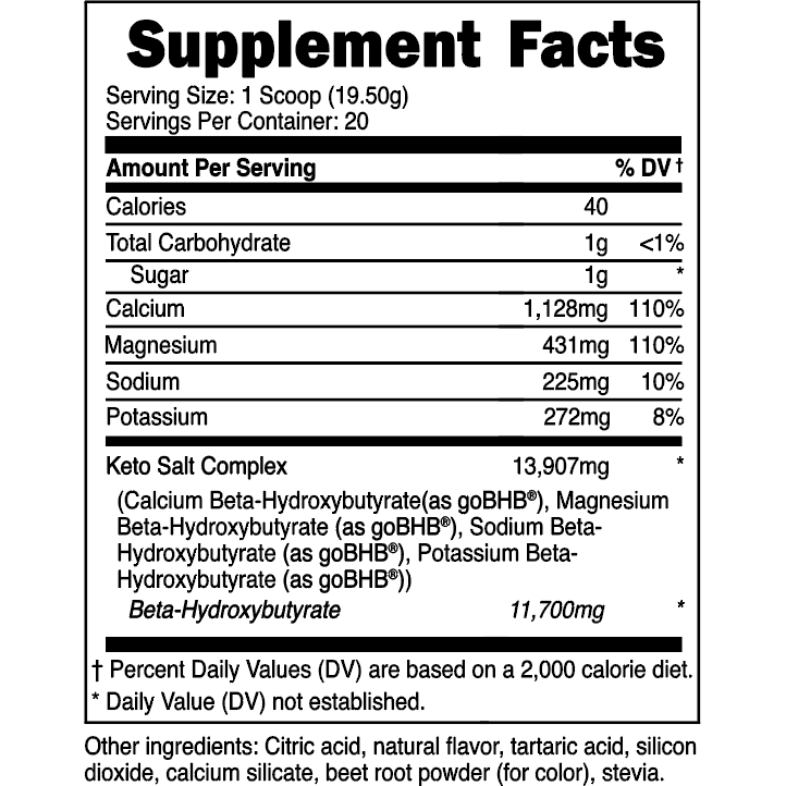 TeamKeto Fuel Exogenous Ketones