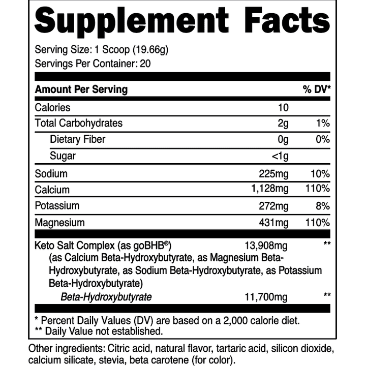 TeamKeto Fuel Exogenous Ketones