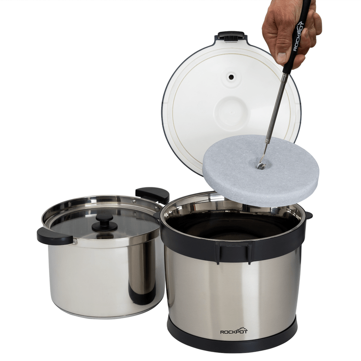 7QT RockPot Original - Portable Cooking Pot for Outdoor Use