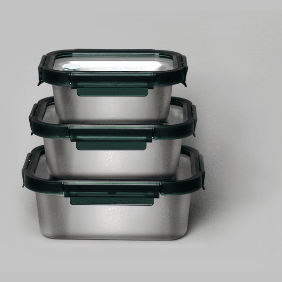 Multicolor Microwave Safe Stainless Steel Set