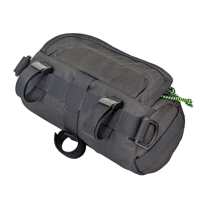 Handlebar Bag - Black & Green Burrito