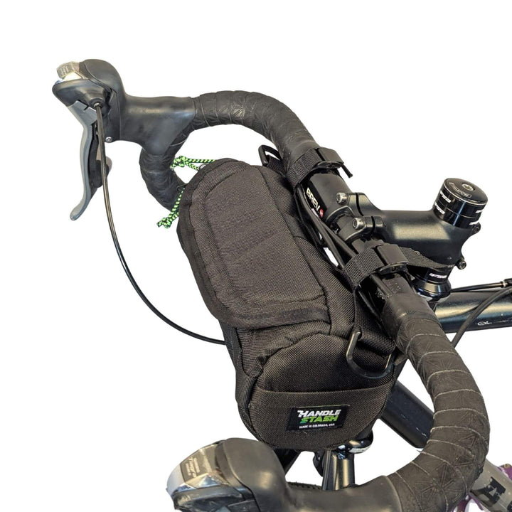 Handlebar Bag - Black & Green Burrito