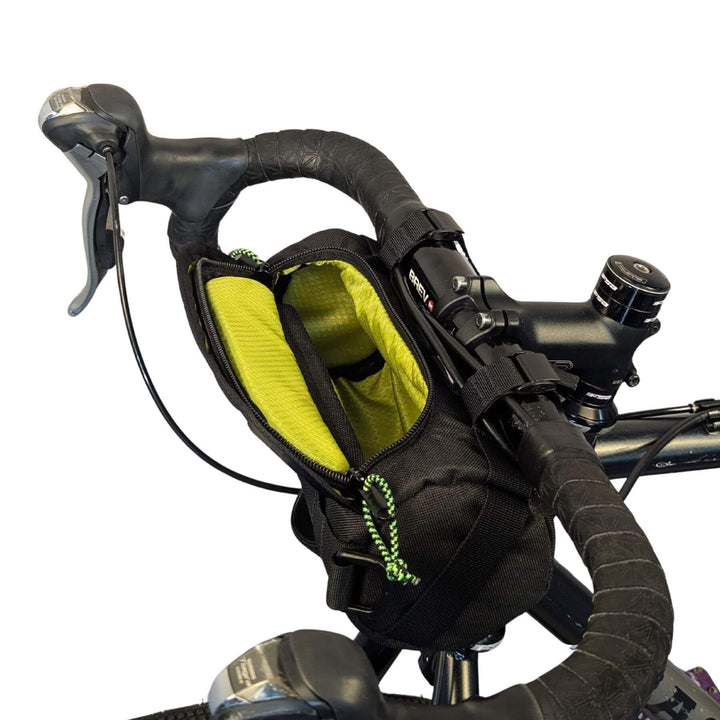 Handlebar Bag - Black & Green Burrito