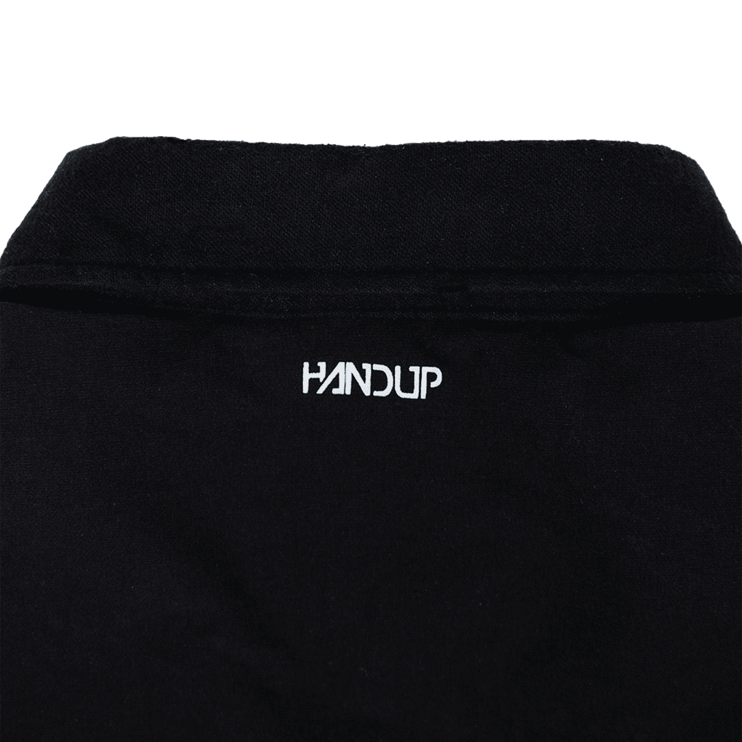 Handup Quilted Shacket - Black on Black