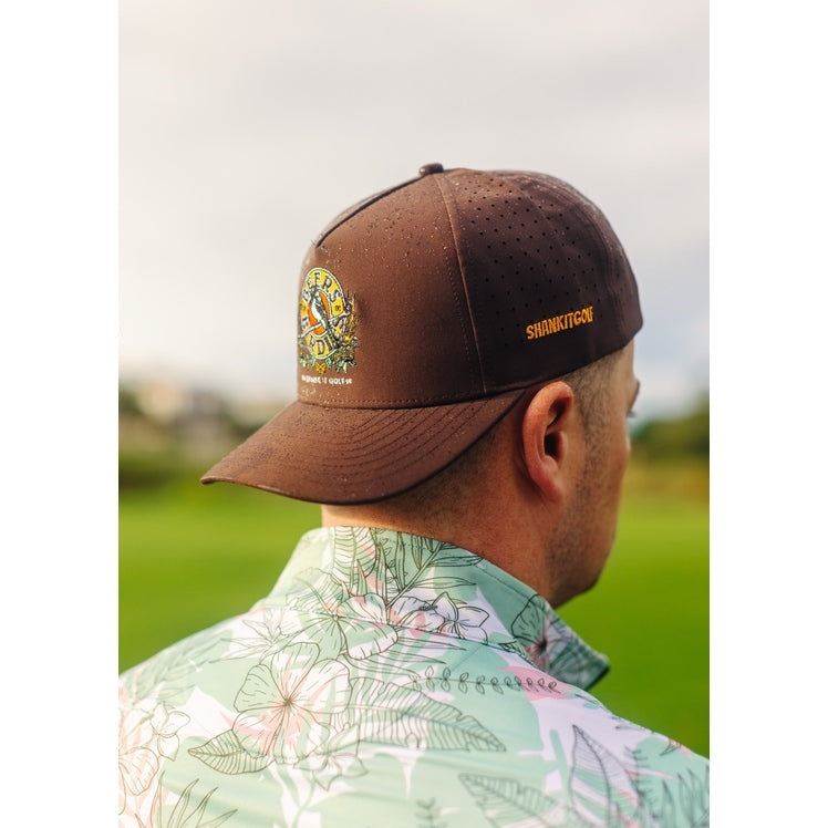 Shank it Golf Green Floral Quarter Zip