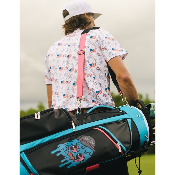 Shank it Golf Firework Splatter Polo