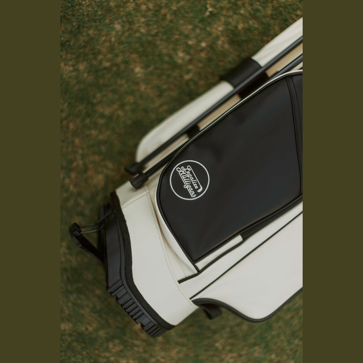 Shank it Golf Legalize Mulligans Beige Golf Bag