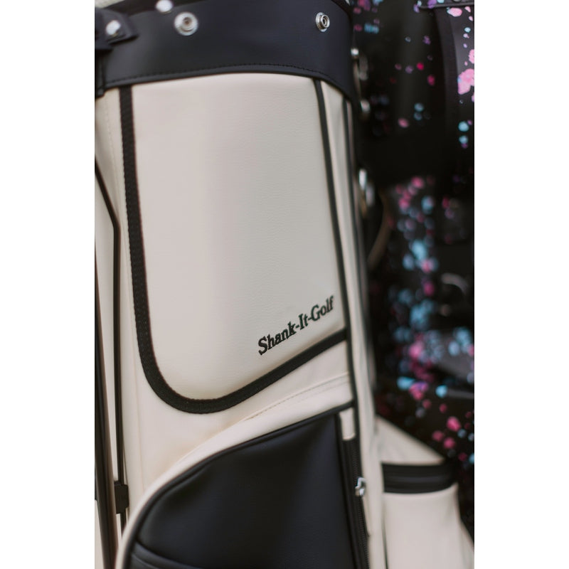 Shank it Golf Legalize Mulligans Beige Golf Bag