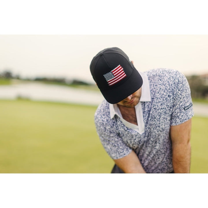 Shank it Golf USA Flag Golf Hat