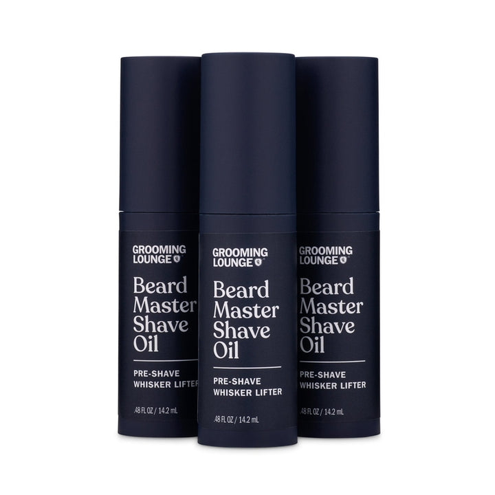 Grooming Lounge Beard Master Shave Oil 3 Pack Save $10