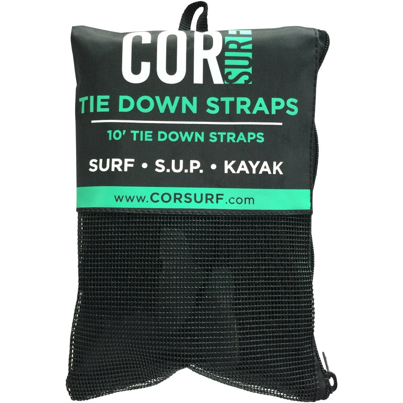 COR Surf Scratch Resistant Silicone Tie Down Straps 10 & 15 ft