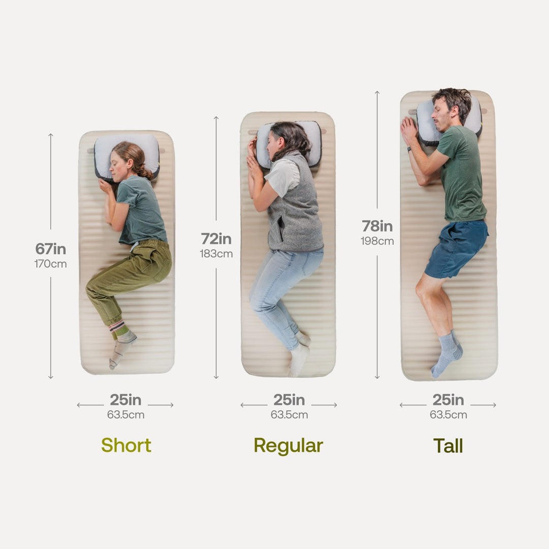 Luno® AIR+FOAM PRO Camping Mattress