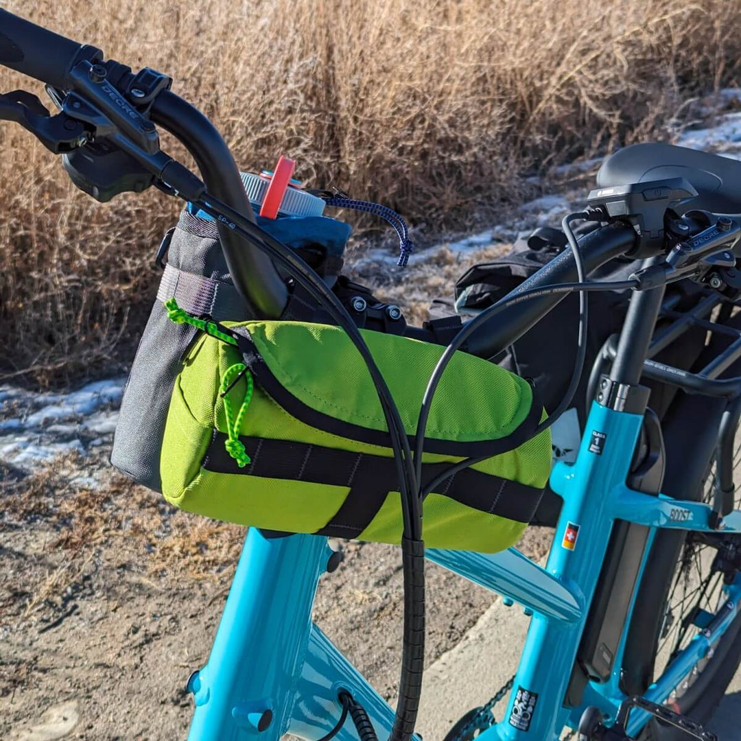 Bigmouth Burrito Handlebar Bag - Ski Lime Green