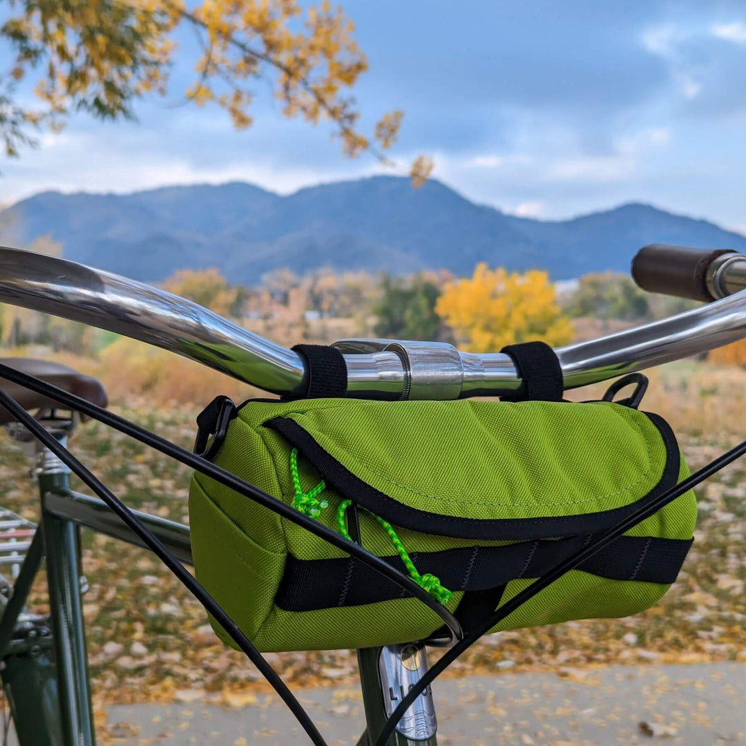 Bigmouth Burrito Handlebar Bag - Ski Lime Green