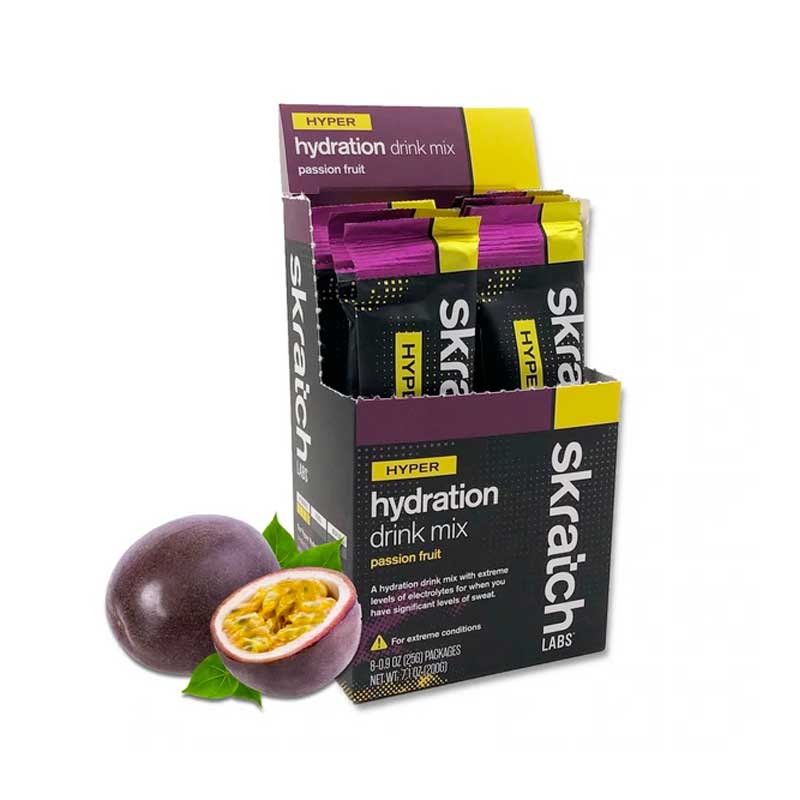 Skratch Labs Hyper Hydration passion fruit drink mix