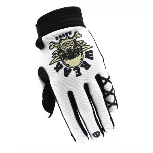 Havoc Skull and Crossbones Gloves
