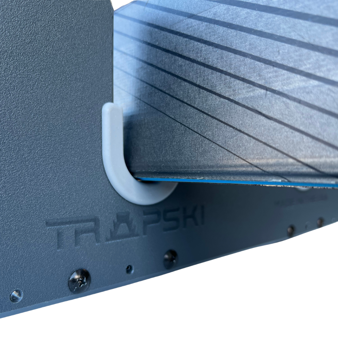 TRAPSKI LowPro 3 M Ski and Snowboard Rack Insert for Rooftop Cargo Box | High Quality Marine Grade HDPE Plastic | UV Protected | Premium Strap Included | 3 Year Warranty | Made in the USA