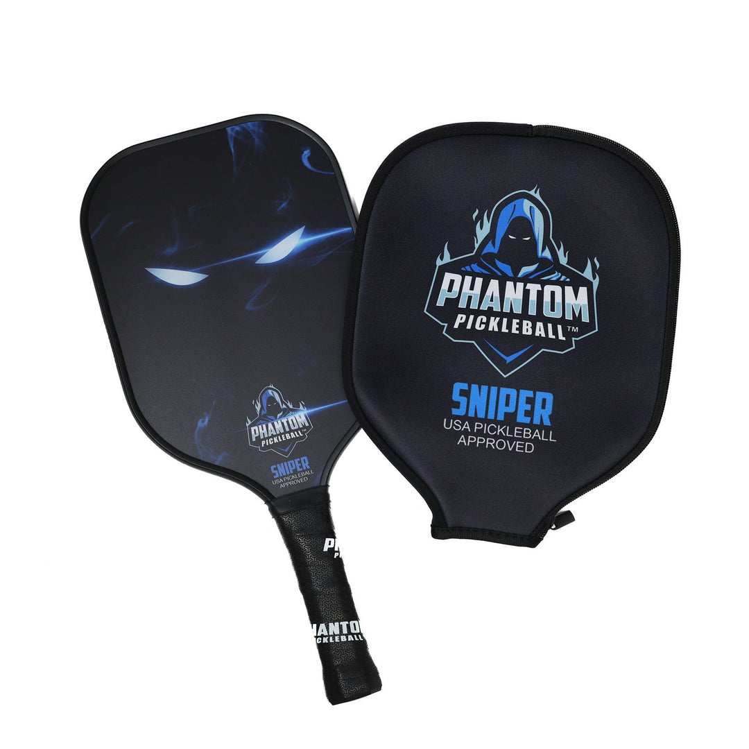 PHANTOM SNIPER 13MM T800 Carbon Fiber Pickleball Pro Paddle with Cover