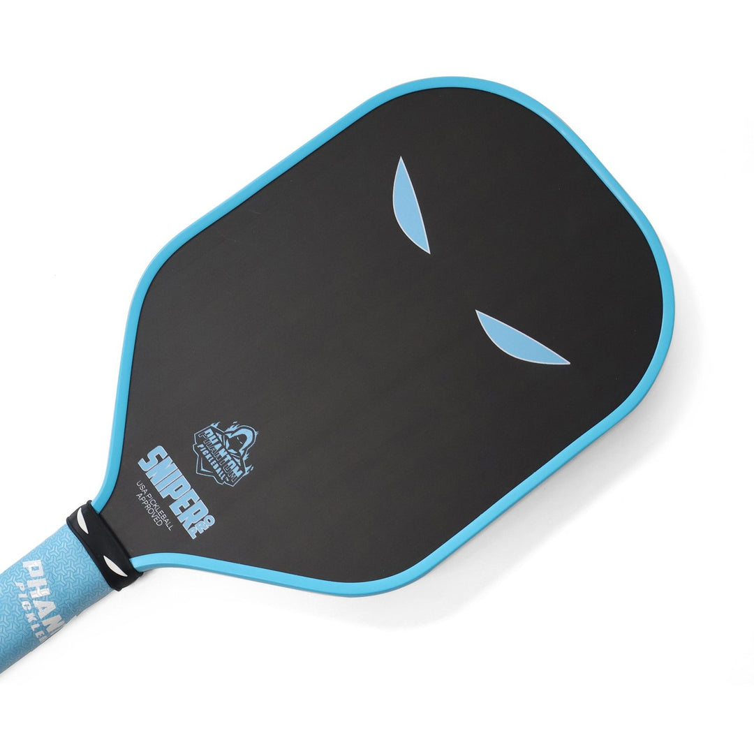 PHANTOM SNIPER PRO 12MM T700 Raw Carbon Fiber Thermoformed Pro Pickleball Paddle w/ Premium Cover