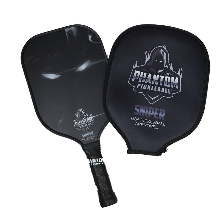 PHANTOM SNIPER 13MM T800 Carbon Fiber Pickleball Pro Paddle with Cover