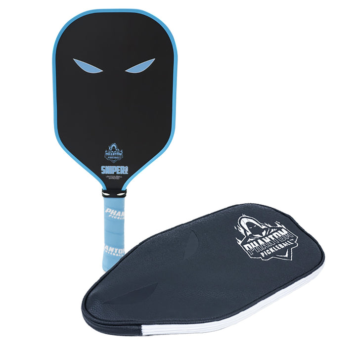 PHANTOM SNIPER PRO 12MM T700 Raw Carbon Fiber Thermoformed Pro Pickleball Paddle w/ Premium Cover